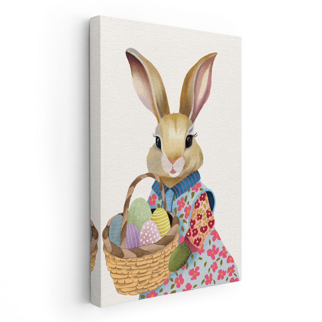 Easter Bun Bun I - Canvas Print Wall Art