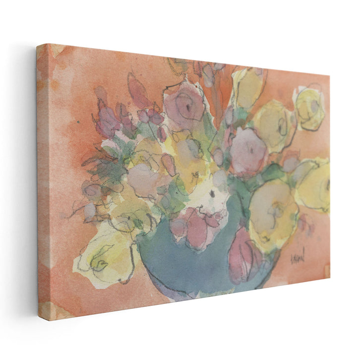 The Embrace Bouquet I - Canvas Print Wall Art