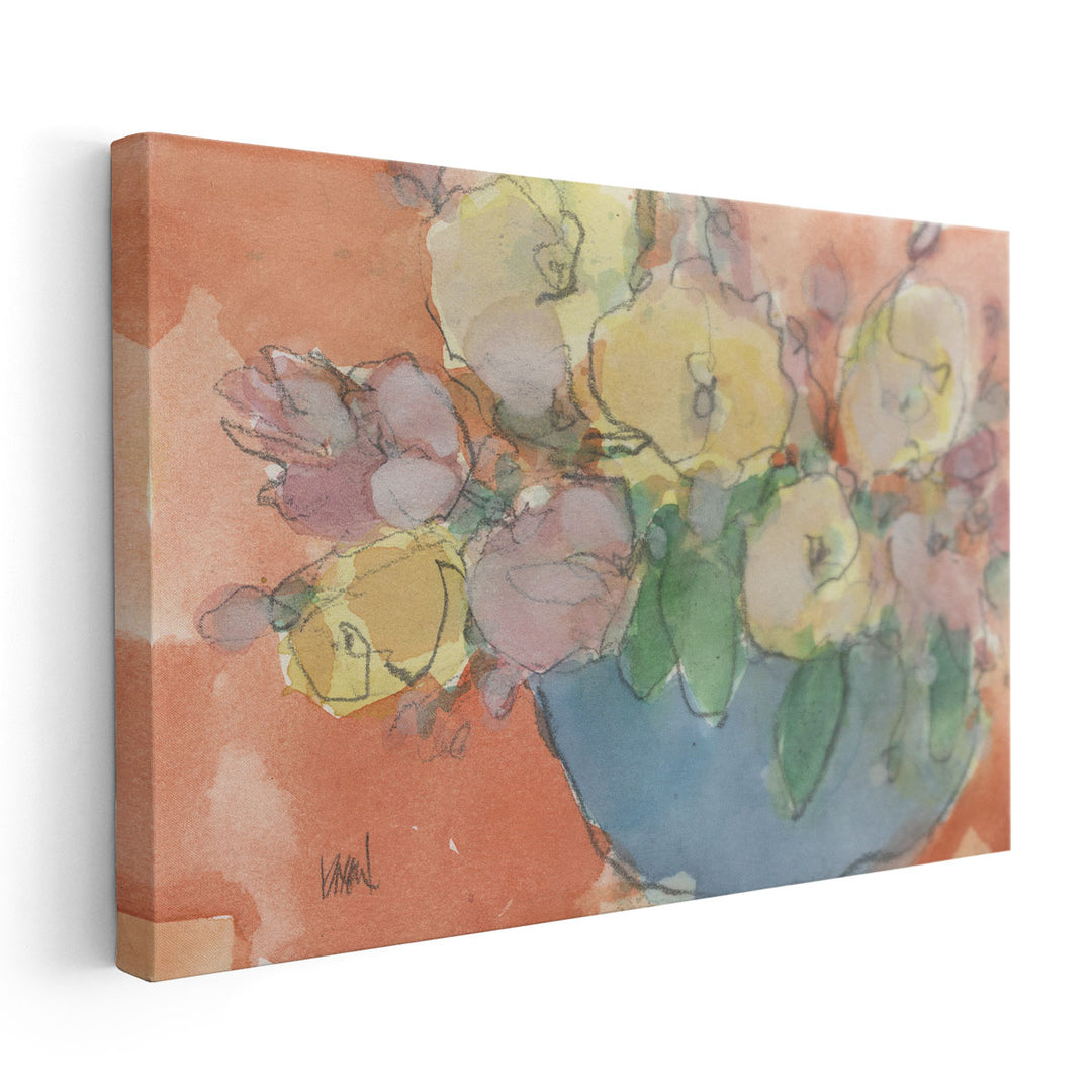 The Embrace Bouquet II - Canvas Print Wall Art