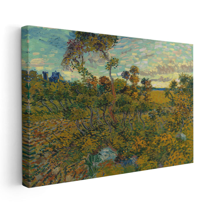 Sunset at Montmajour 1888 - Canvas Print Wall Art
