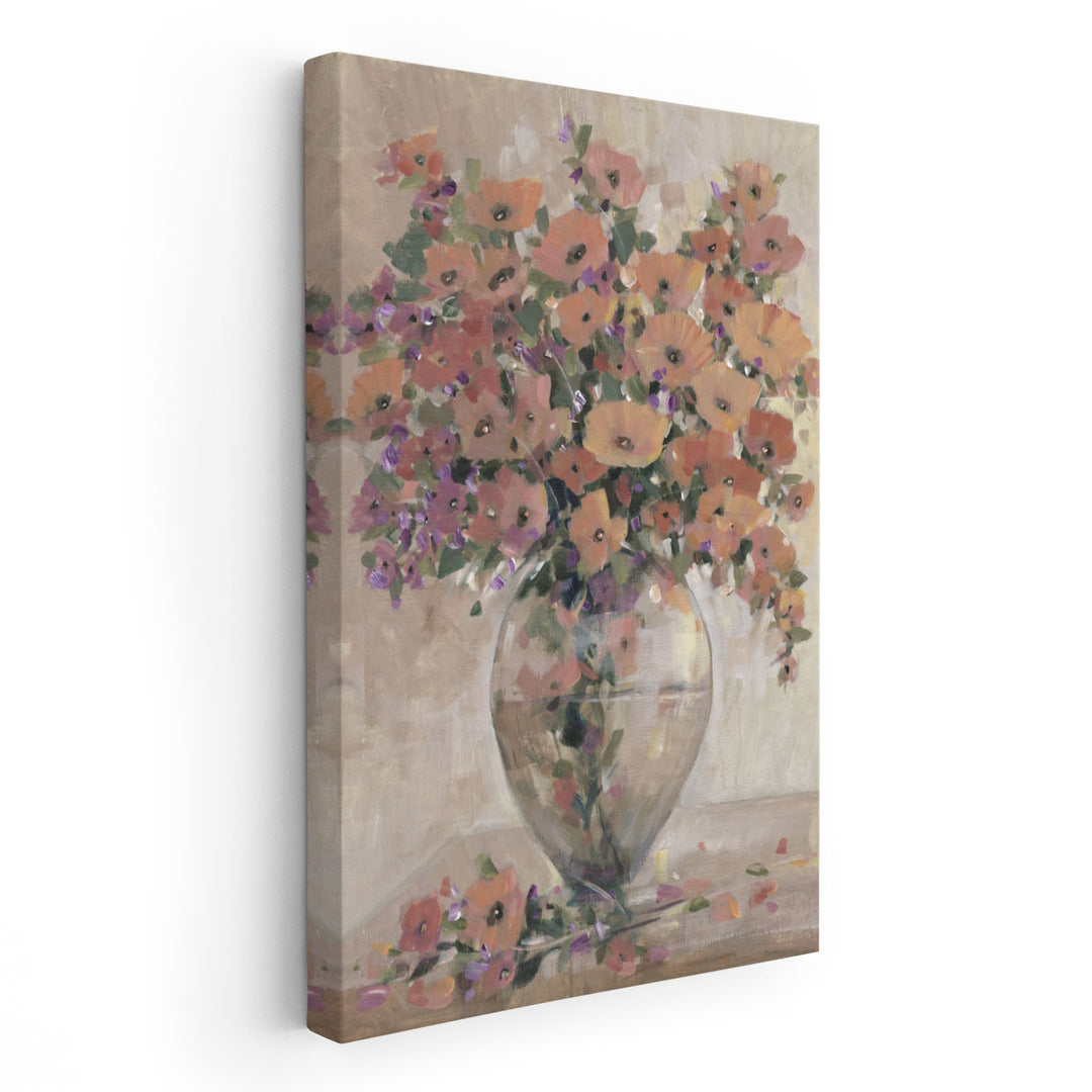 Flower Decoration I - Canvas Print Wall Art