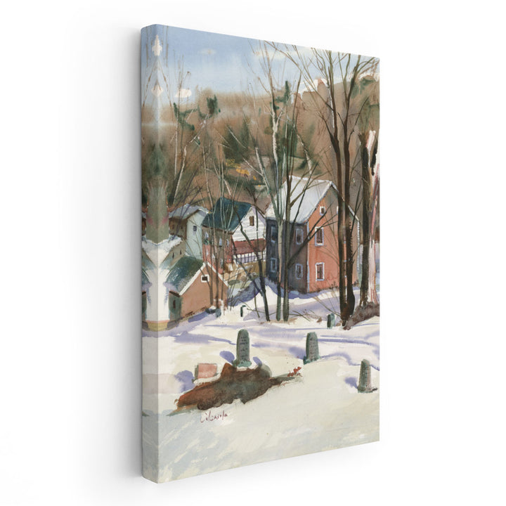 Cummintgton Cemetary - Canvas Print Wall Art