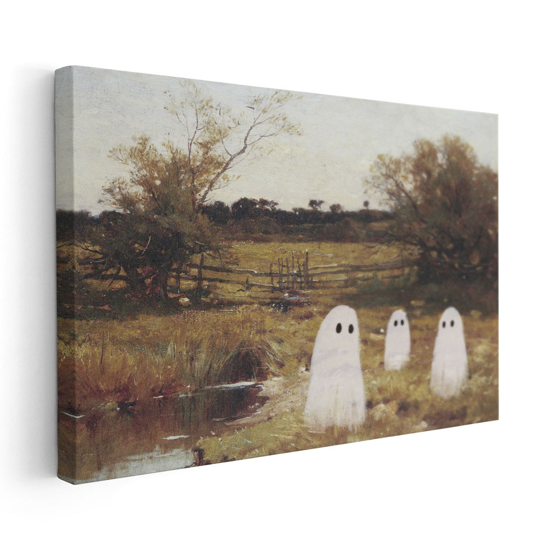 Antique Ghosties I - Canvas Print Wall Art