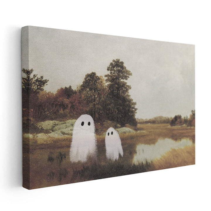 Antique Ghosties II - Canvas Print Wall Art