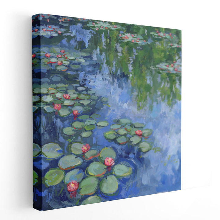 Serene Water Lillies II - Canvas Print Wall Art