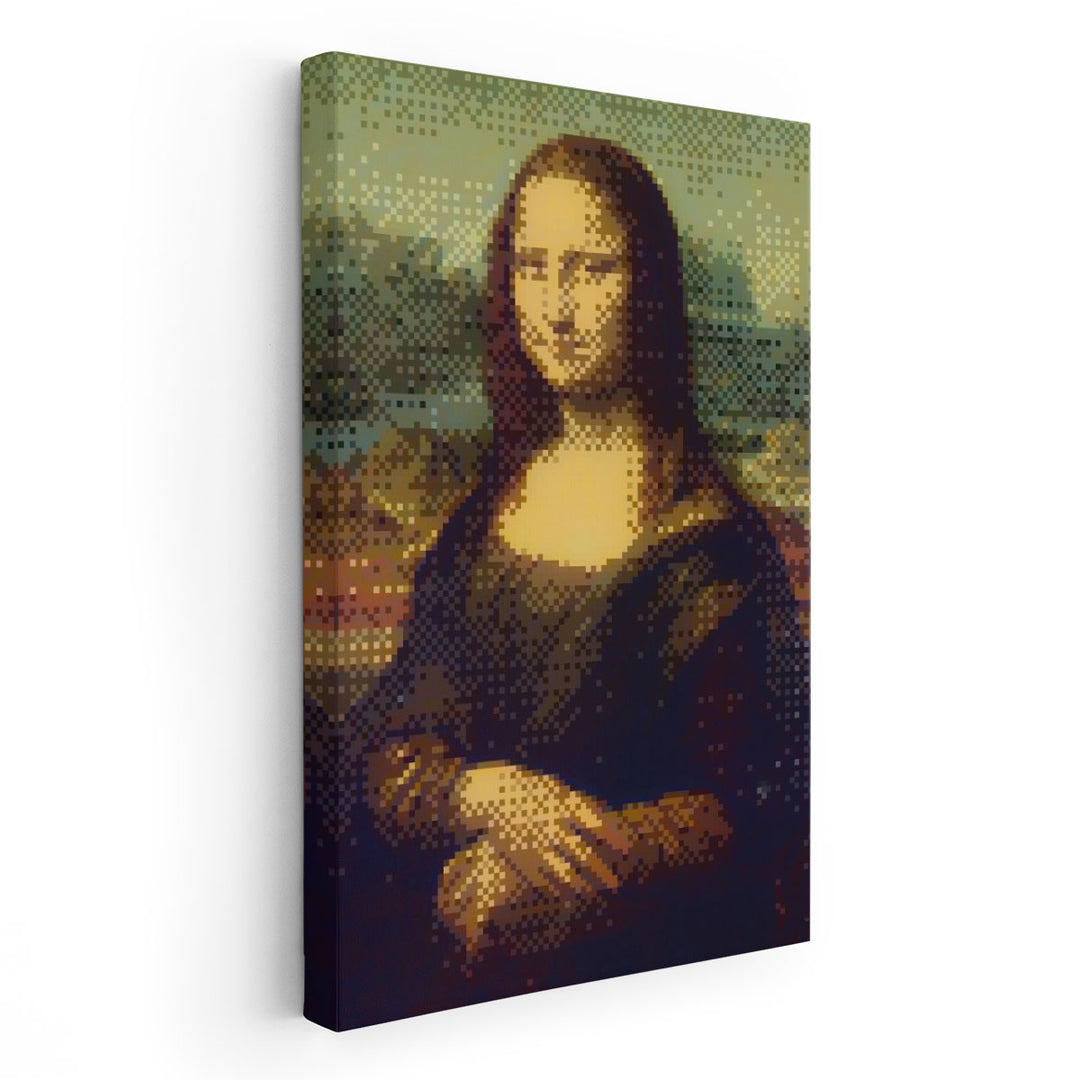 Famous Pixel Portraits II - Canvas Print Wall Art