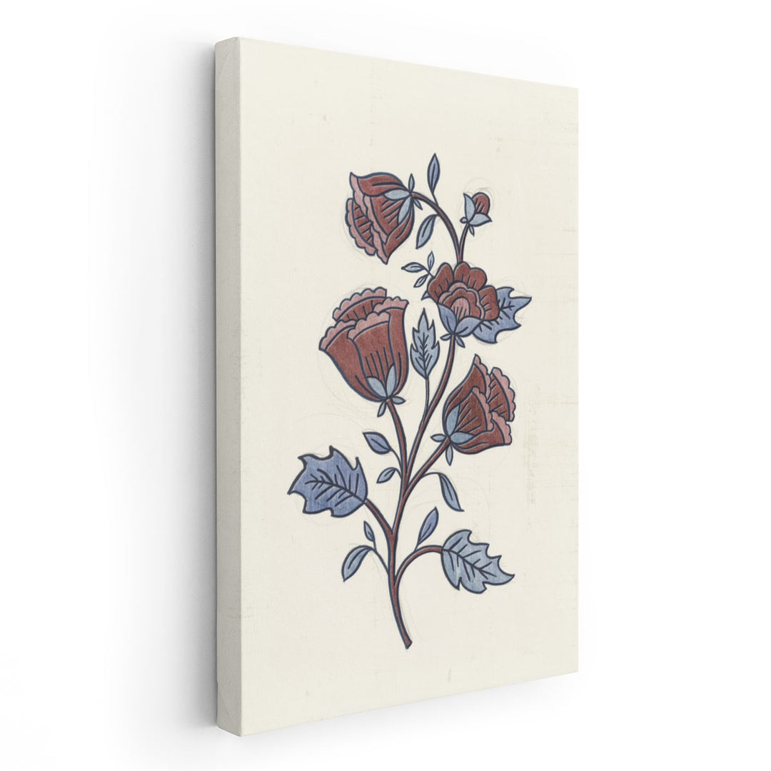 Hand Drawn Blooms I - Canvas Print Wall Art