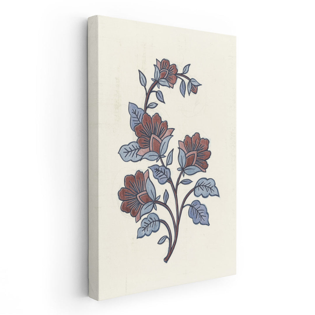 Hand Drawn Blooms II - Canvas Print Wall Art