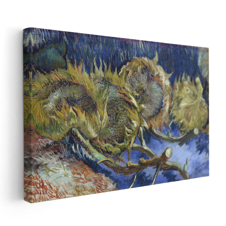 Four Withered Sunflowers, 1887 - Canvas Print Wall Art