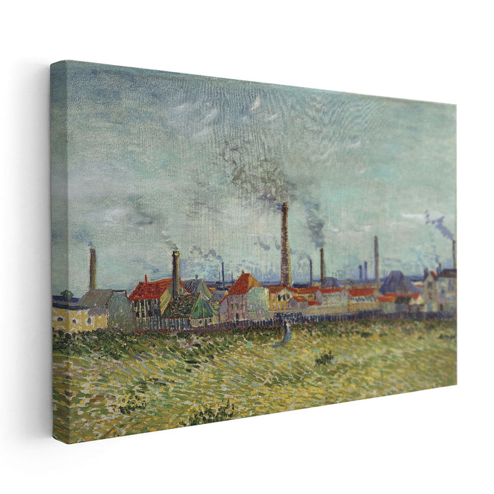 Factories at Clichy, 1887 - Canvas Print Wall Art