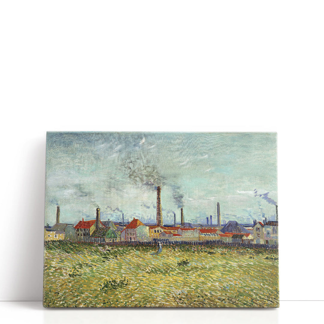 Factories at Clichy, 1887 - Canvas Print Wall Art