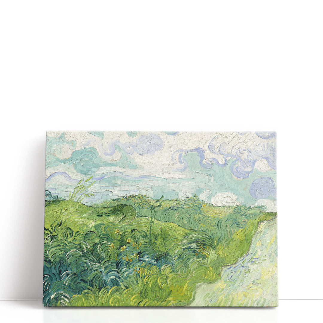 Green Wheat Fields, Auvers, 1890 - Canvas Print Wall Art