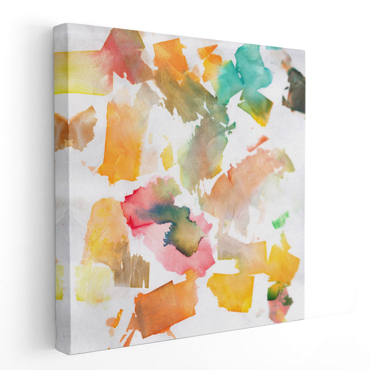 Chaotic Squares - Canvas Print Wall Art