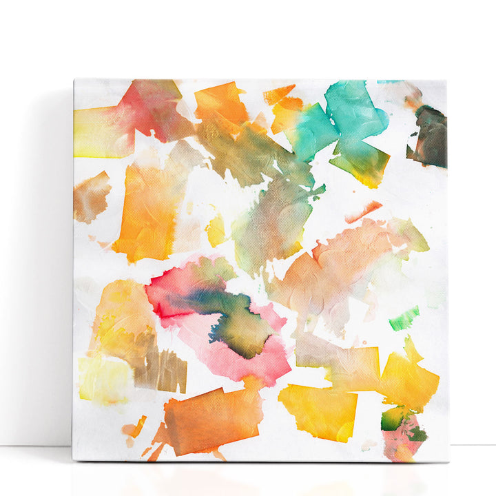 Chaotic Squares - Canvas Print Wall Art