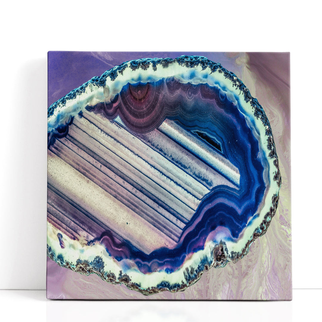 Lavender Minerals - Canvas Print Wall Art