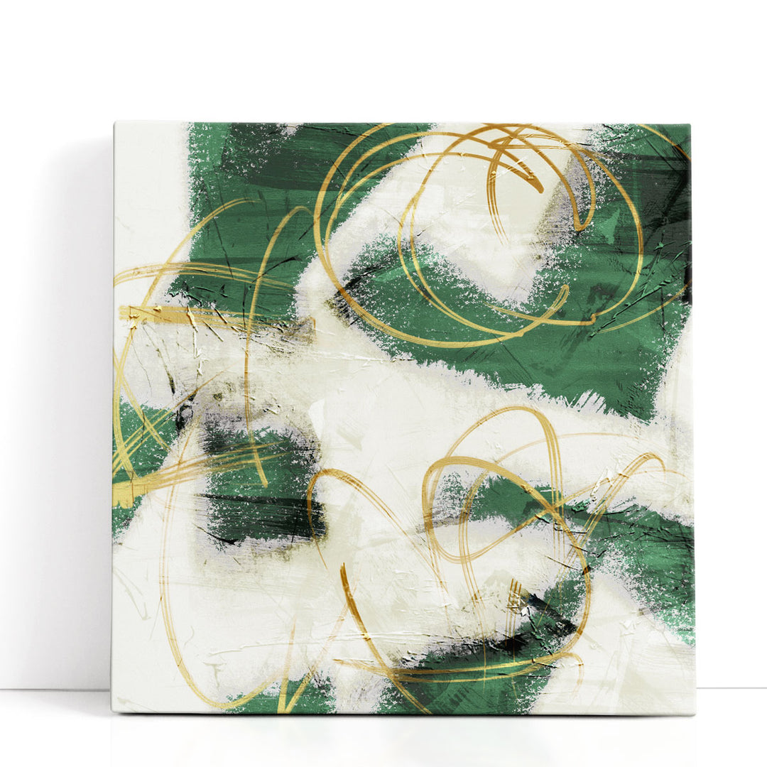 Emerald Mustard Prophecy 1 - Canvas Print Wall Art