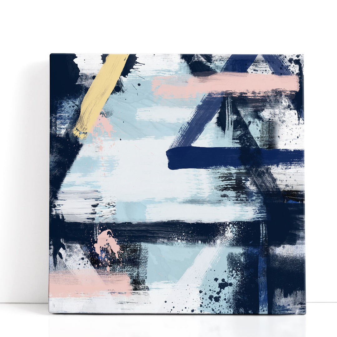 Spring Tri Distressed 1 - Canvas Print Wall Art