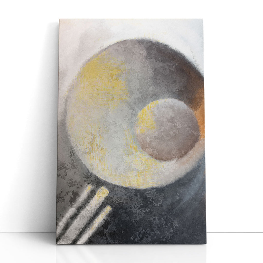 Concrete Circle 1 - Canvas Print Wall Art