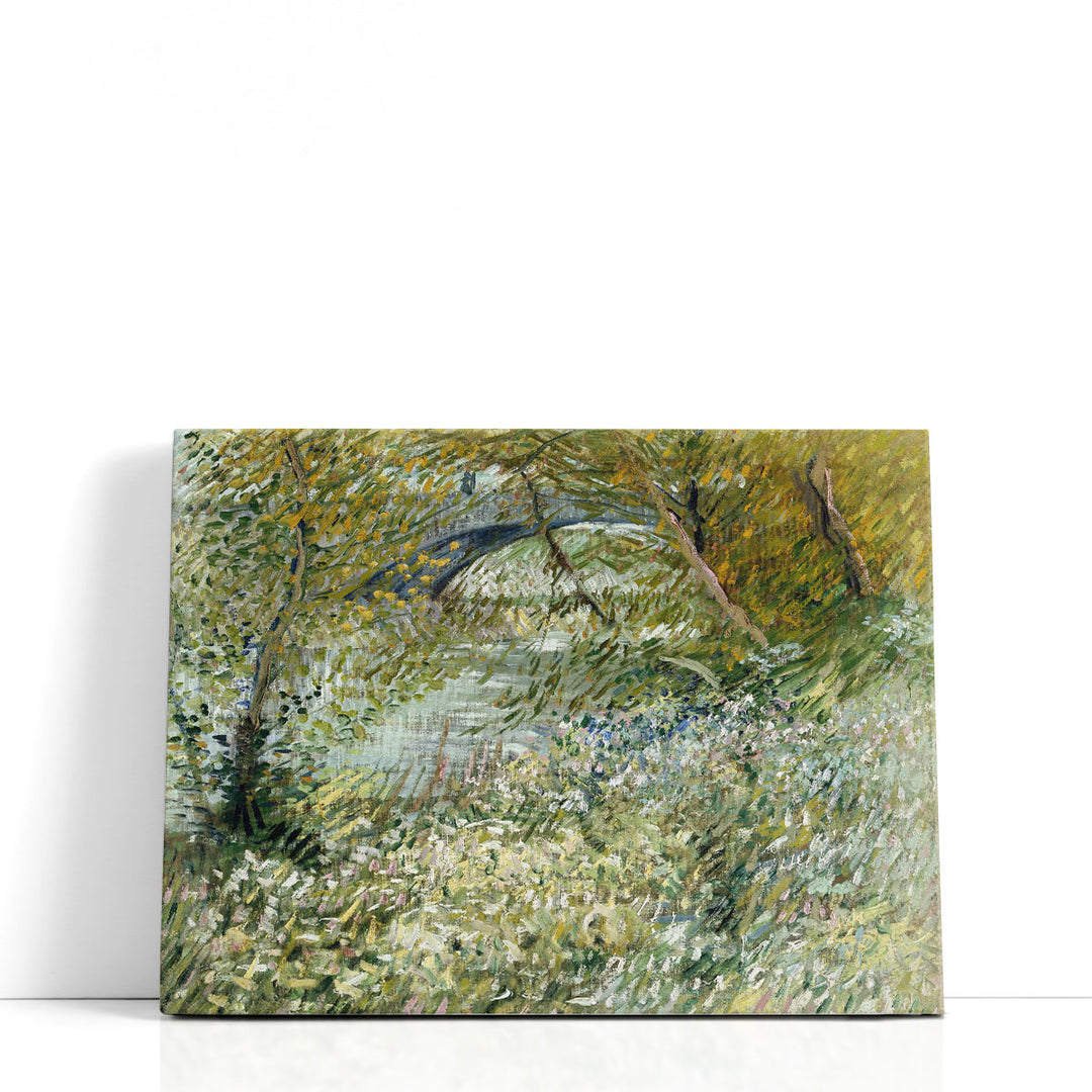 River Bank in Springtime, 1887 - Canvas Print Wall Art