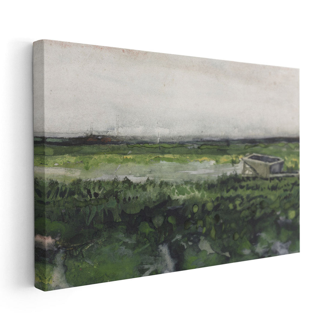 Landscape with Wheelbarrow, 1883 - Canvas Print Wall Art