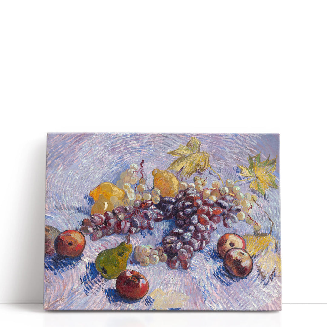 Grapes, Lemons, Pears, and Apples, 1887 - Canvas Print Wall Art