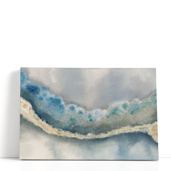 Blue Marble Wall Decor veined crystal pattern