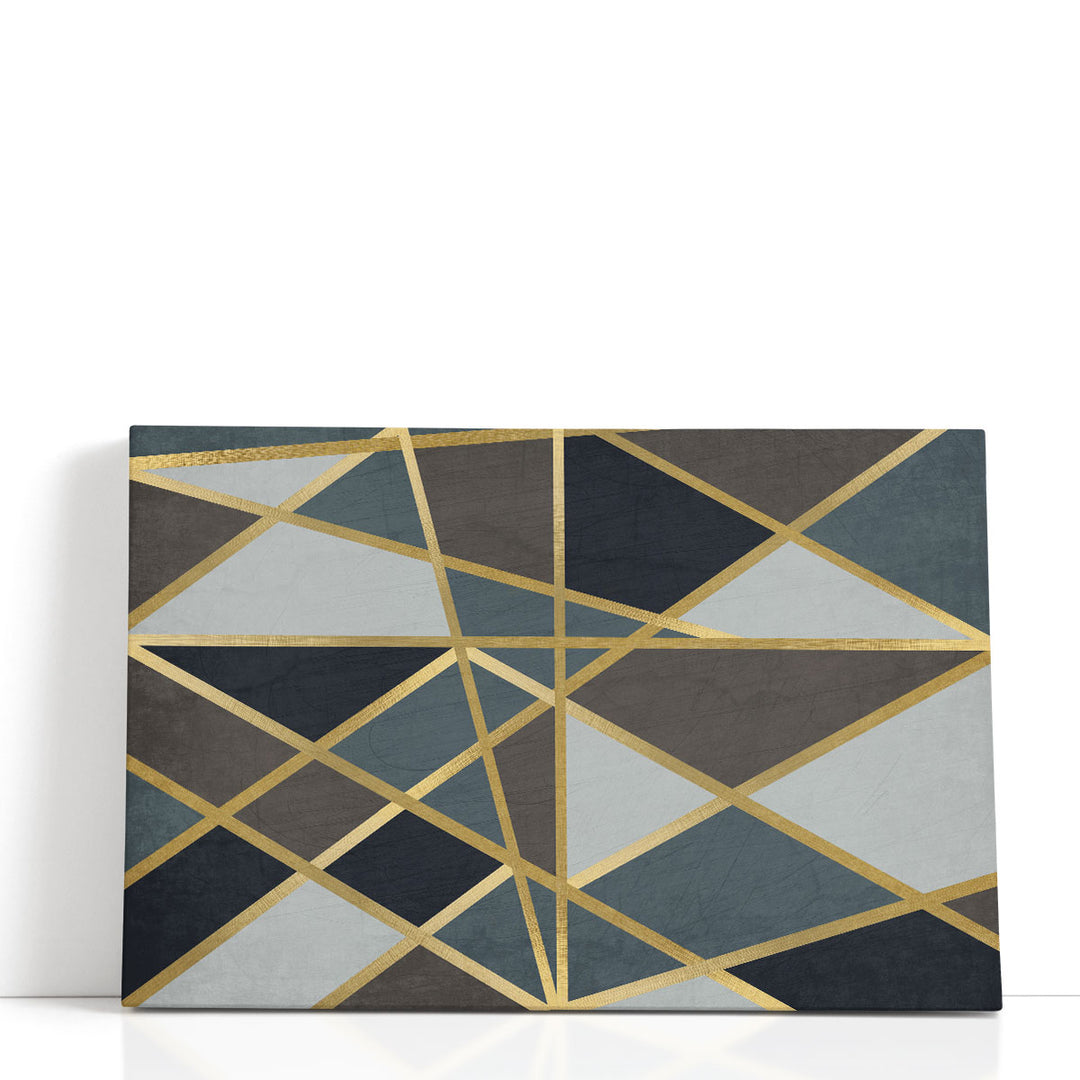 Geometric Abstract Artwork bold angular pattern