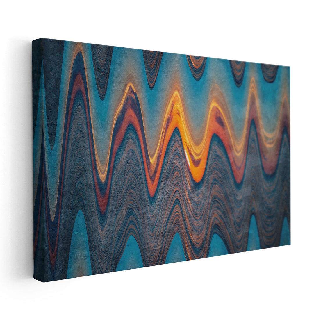 Desired Flow - Canvas Print Wall Art