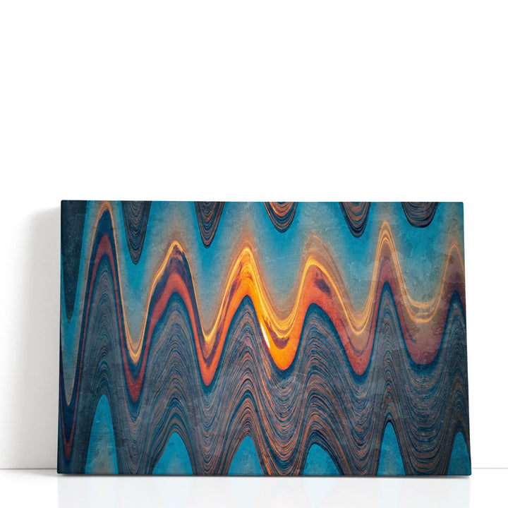 abstract artwork vibrant canvas bold strokes