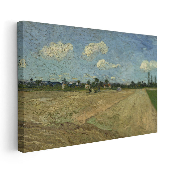 Geploegde Akkers, 1888 - Canvas Print Wall Art