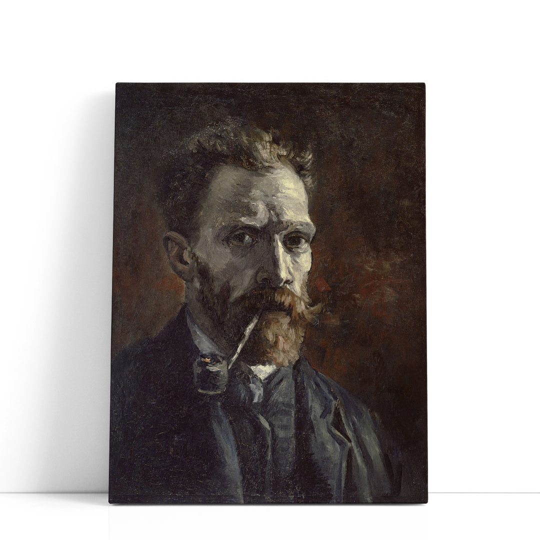 Self-Portrait with Pipe, 1886 - Canvas Print Wall Art