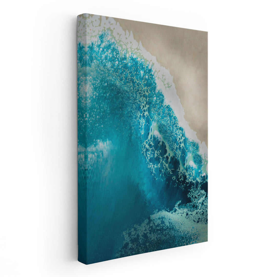 Bondi Beach Break Away Reef - Canvas Print Wall Art