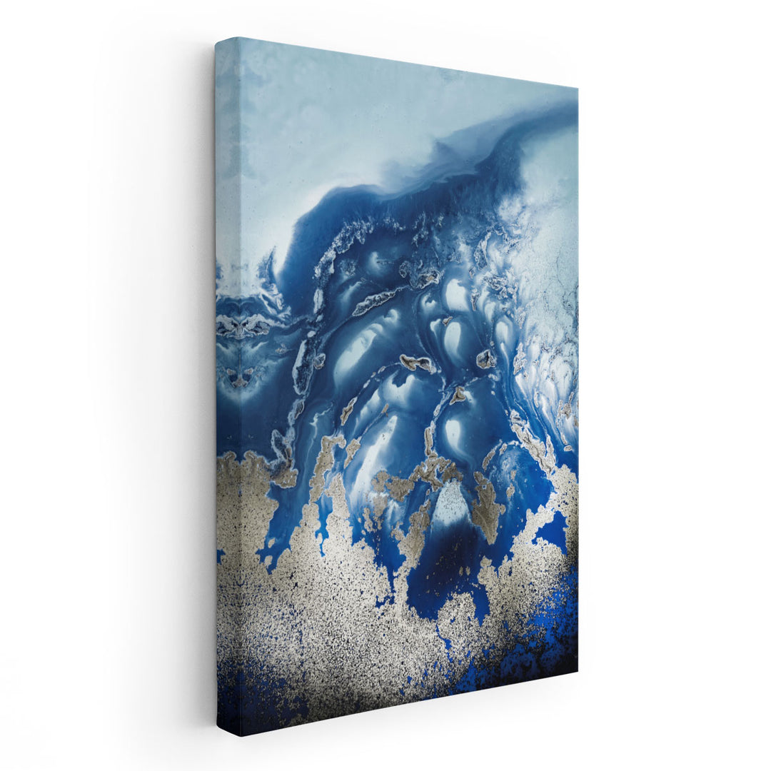 Ocean Wave Waltz  1 - Canvas Print Wall Art