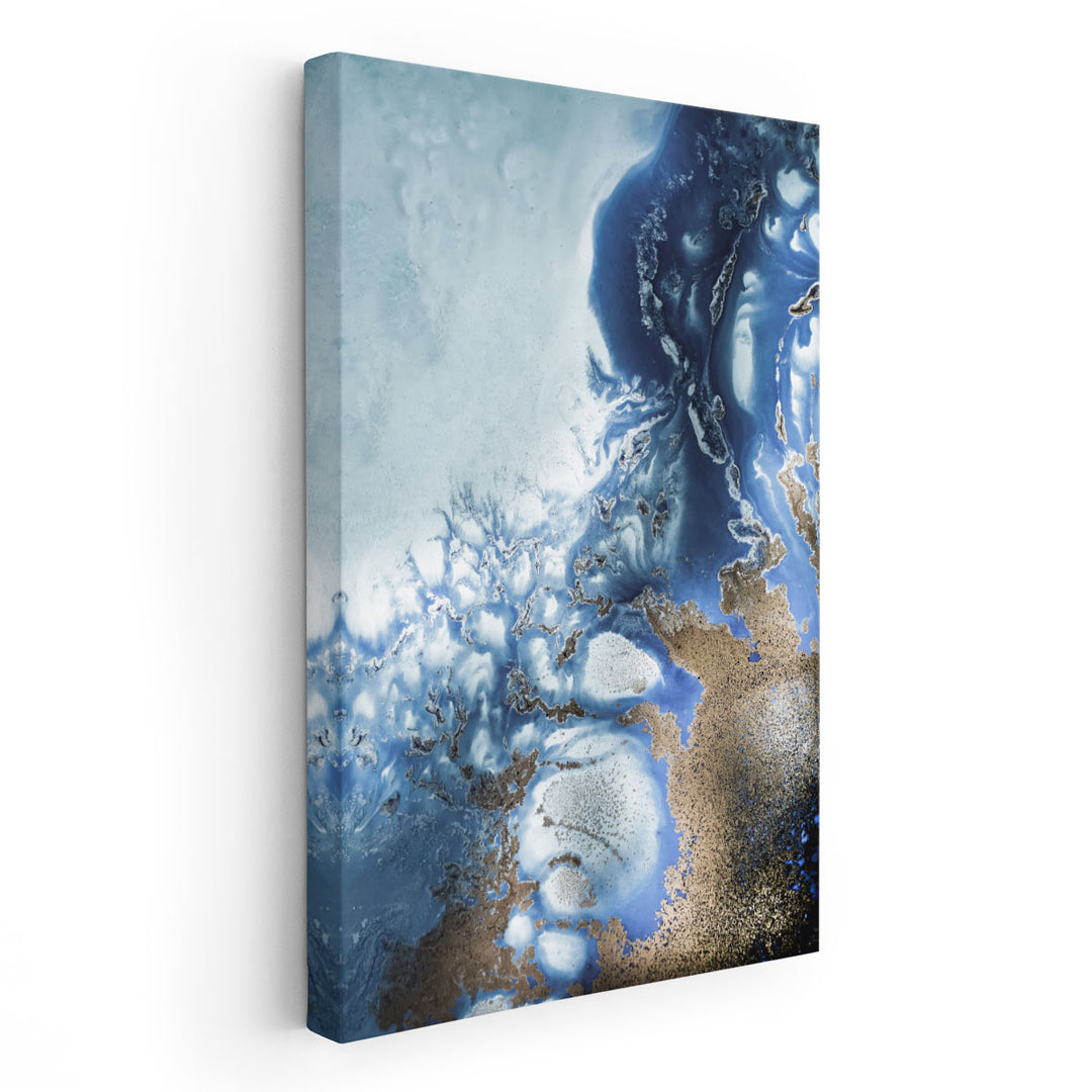 Ocean Wave Waltz  2 - Canvas Print Wall Art