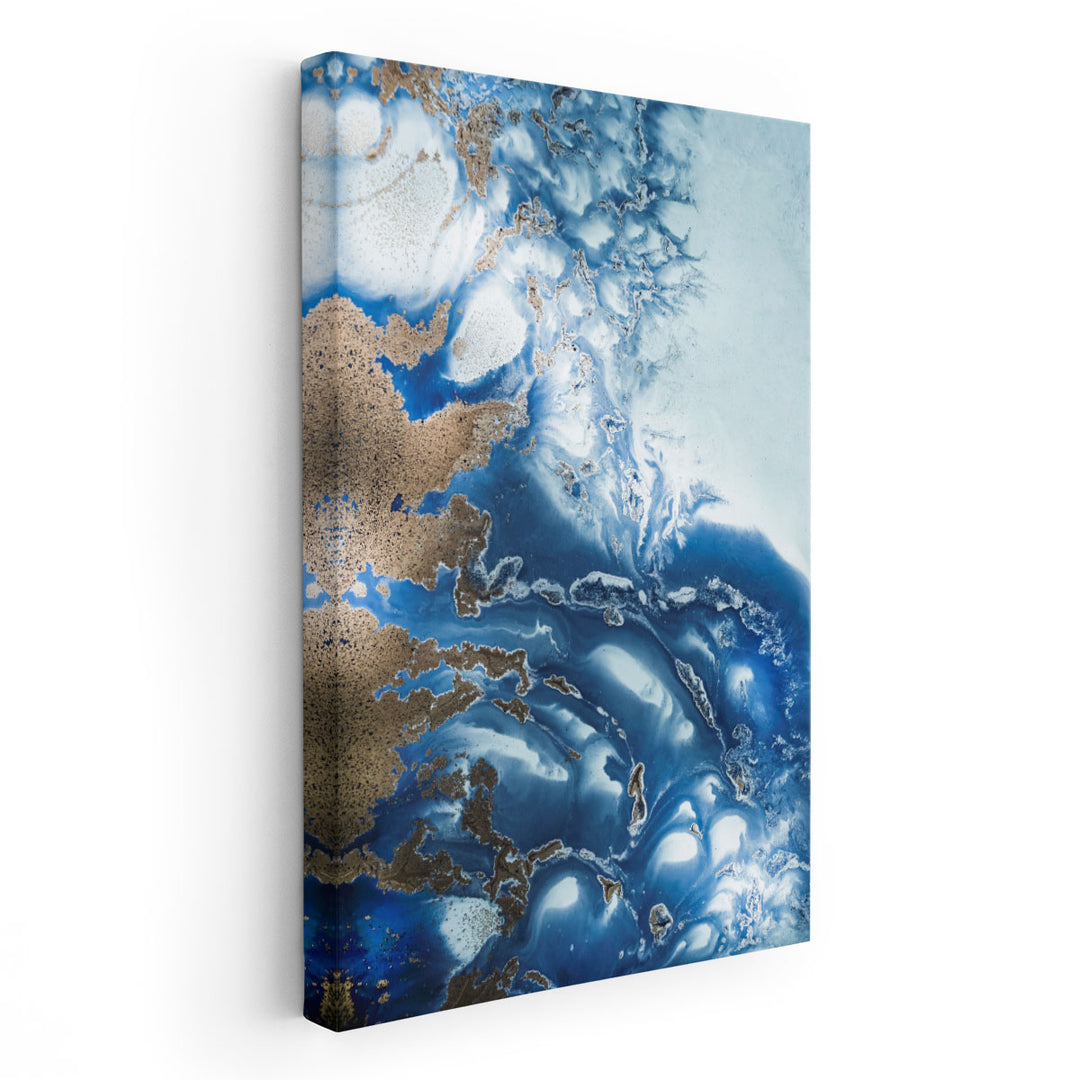 Ocean Wave Waltz  3 - Canvas Print Wall Art