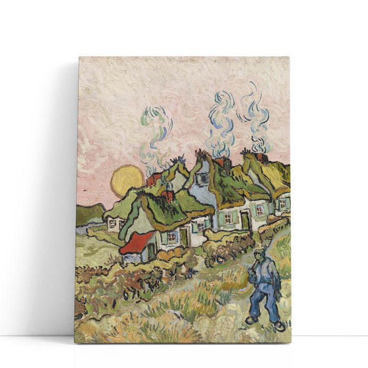 Houses and Figure, 1890 - Canvas Print Wall Art