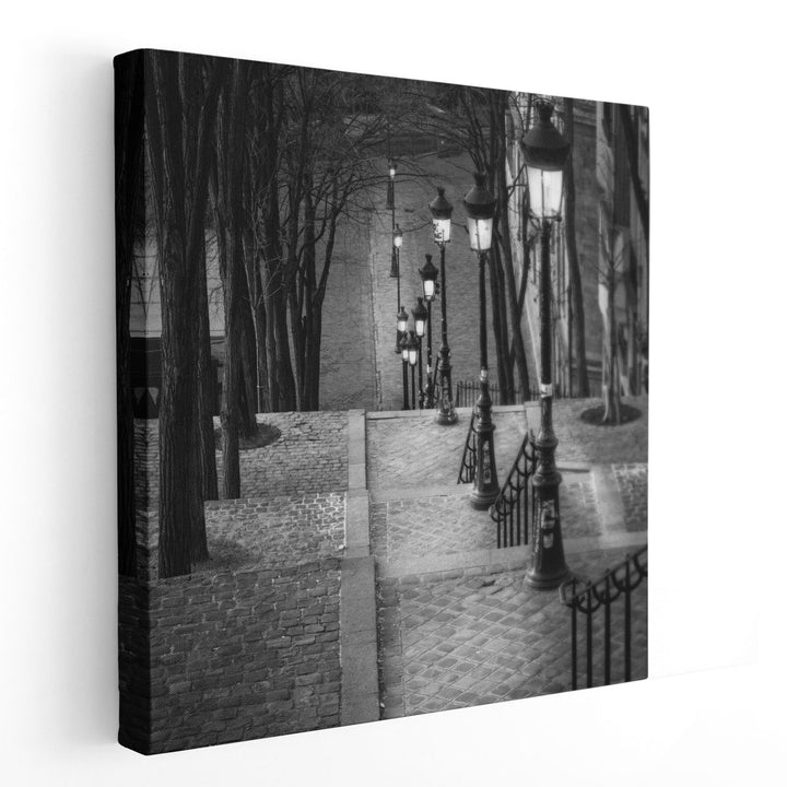 Calm Evening at Montmartre - Canvas Print Wall Art