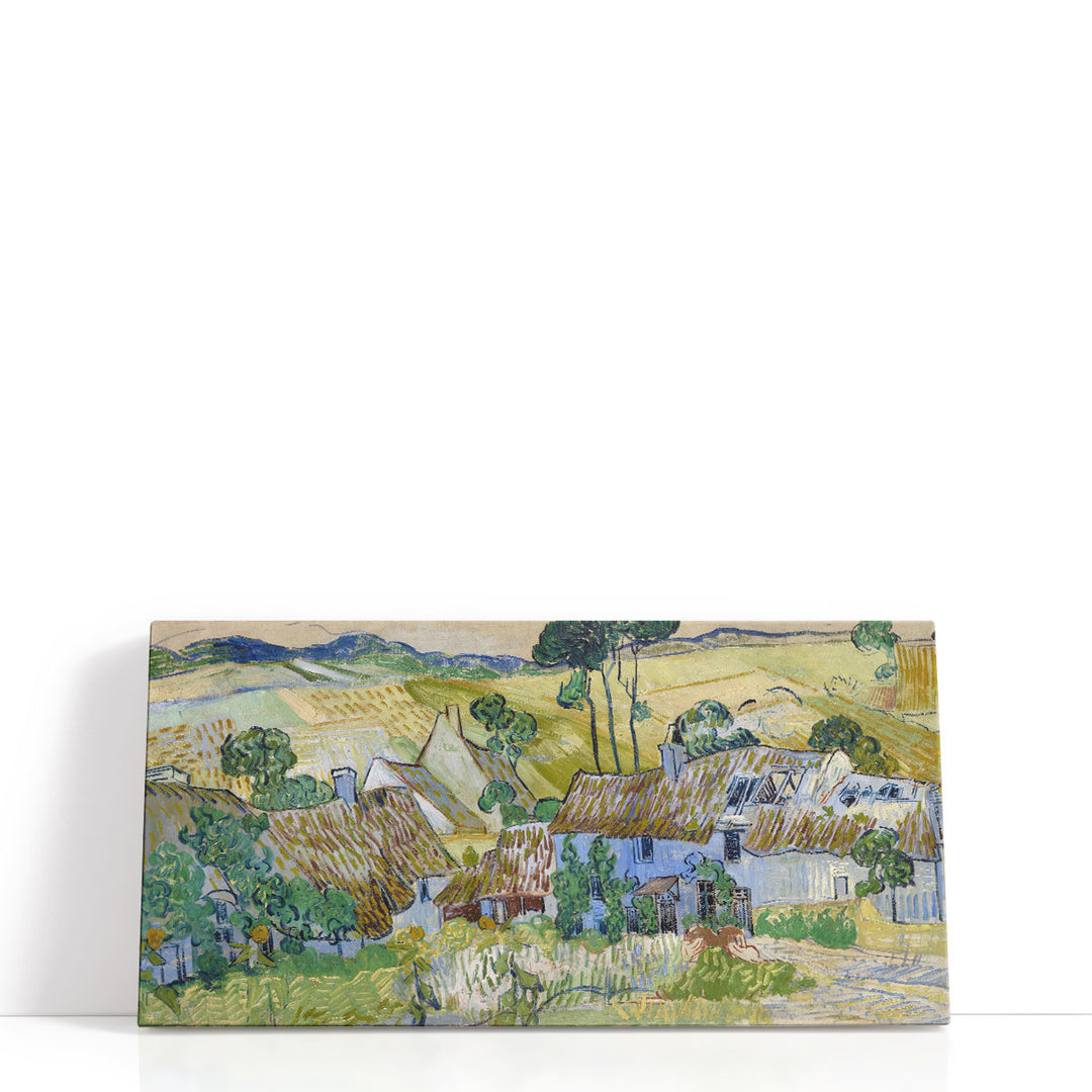 Farms Near Auvers, 1890 - Canvas Print Wall Art