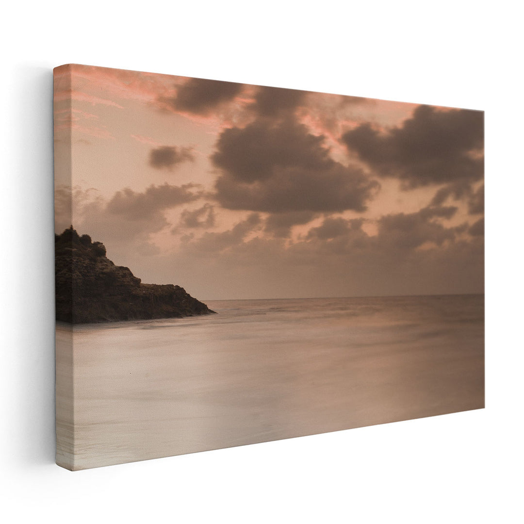 Sea against Sky, Palmahim Beach, Israel - Canvas Print Wall Art