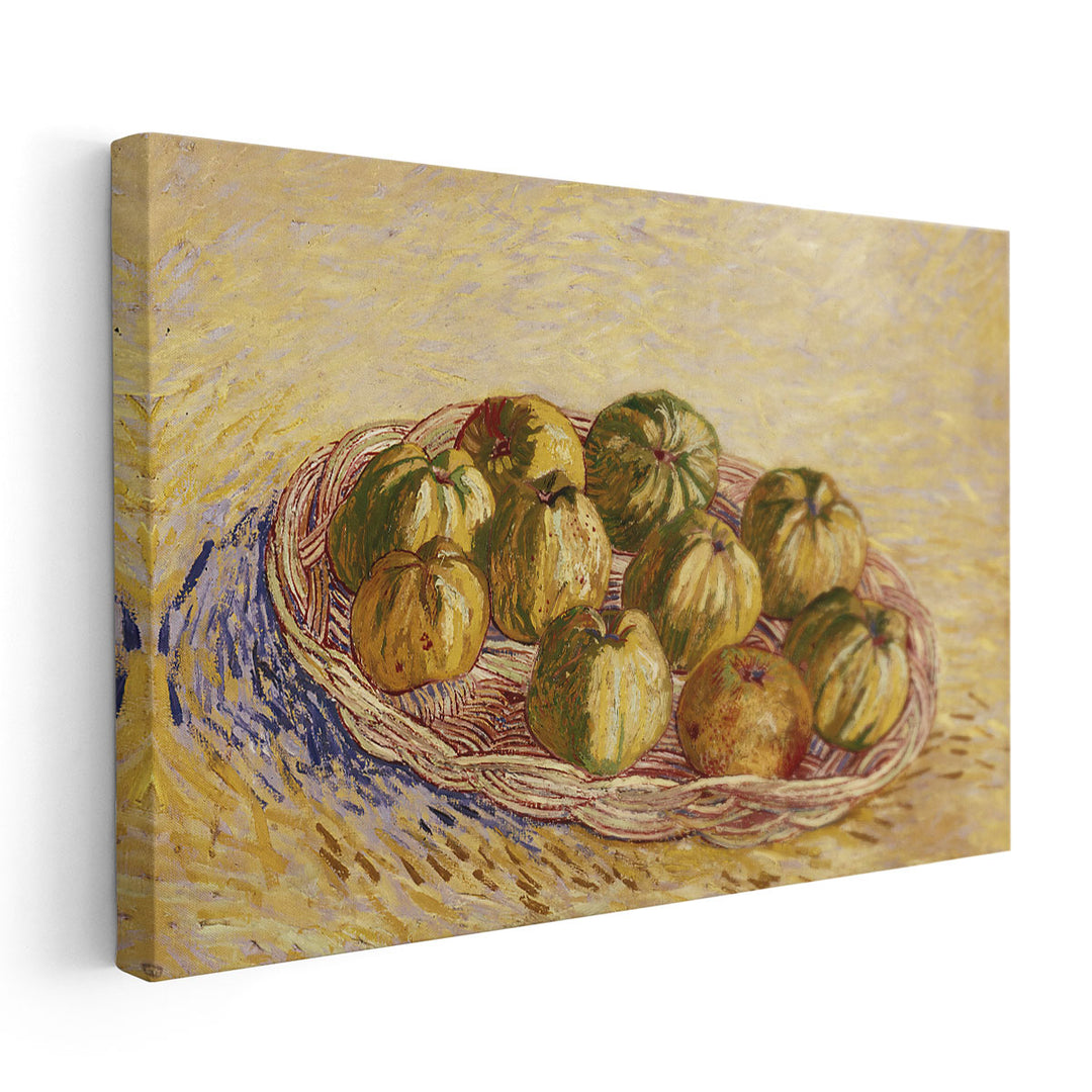 Still Life, Basket of Apples, 1887 - Canvas Print Wall Art