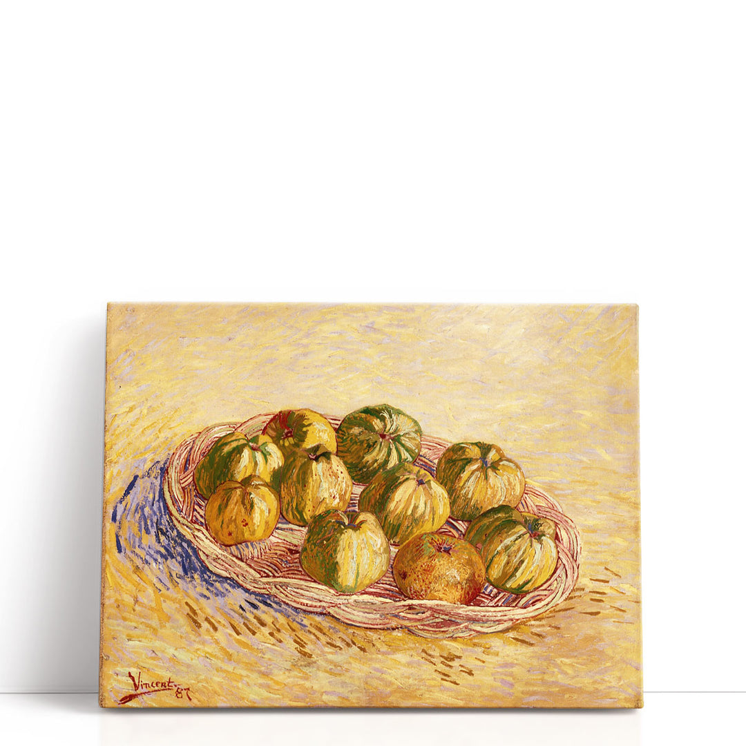 Still Life, Basket of Apples, 1887 - Canvas Print Wall Art