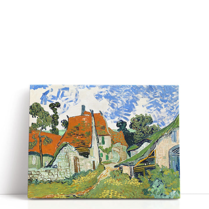 Street in Auvers-sur-Oise, 1890 - Canvas Print Wall Art