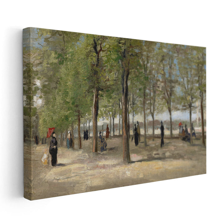 Terrace in the Luxembourg Gardens, 1886 - Canvas Print Wall Art