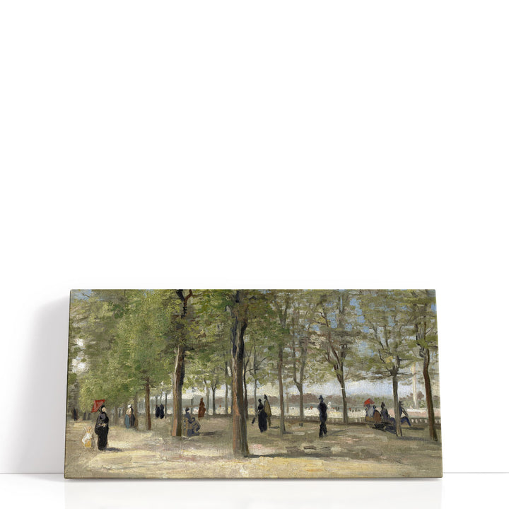 Terrace in the Luxembourg Gardens, 1886 - Canvas Print Wall Art