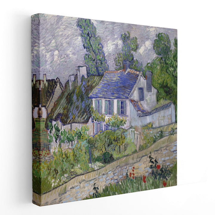 Houses at Auvers, 1890 - Canvas Print Wall Art