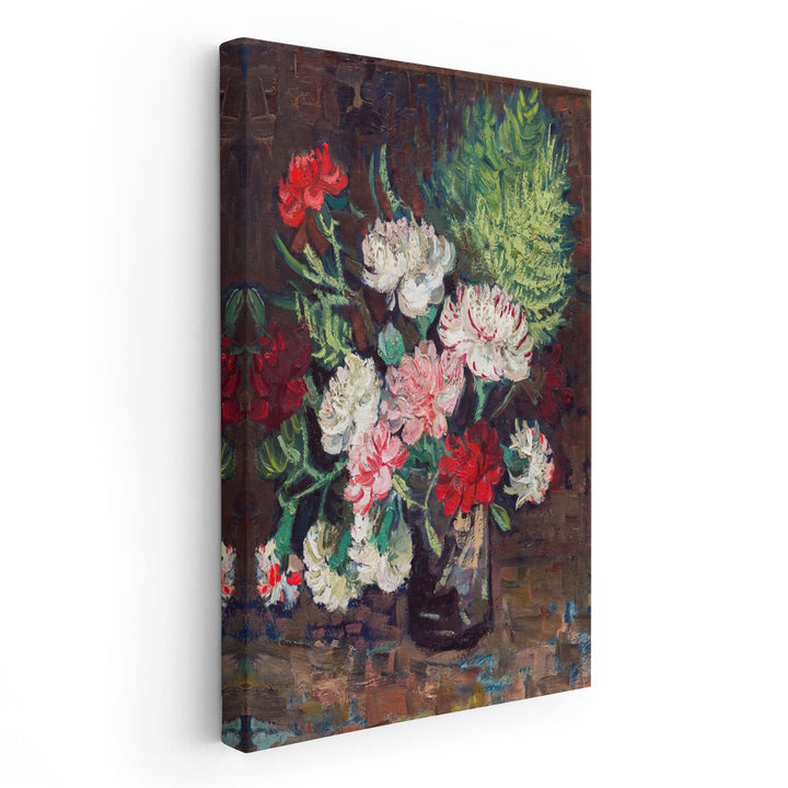 Vase with Carnations, 1886 - Canvas Print Wall Art