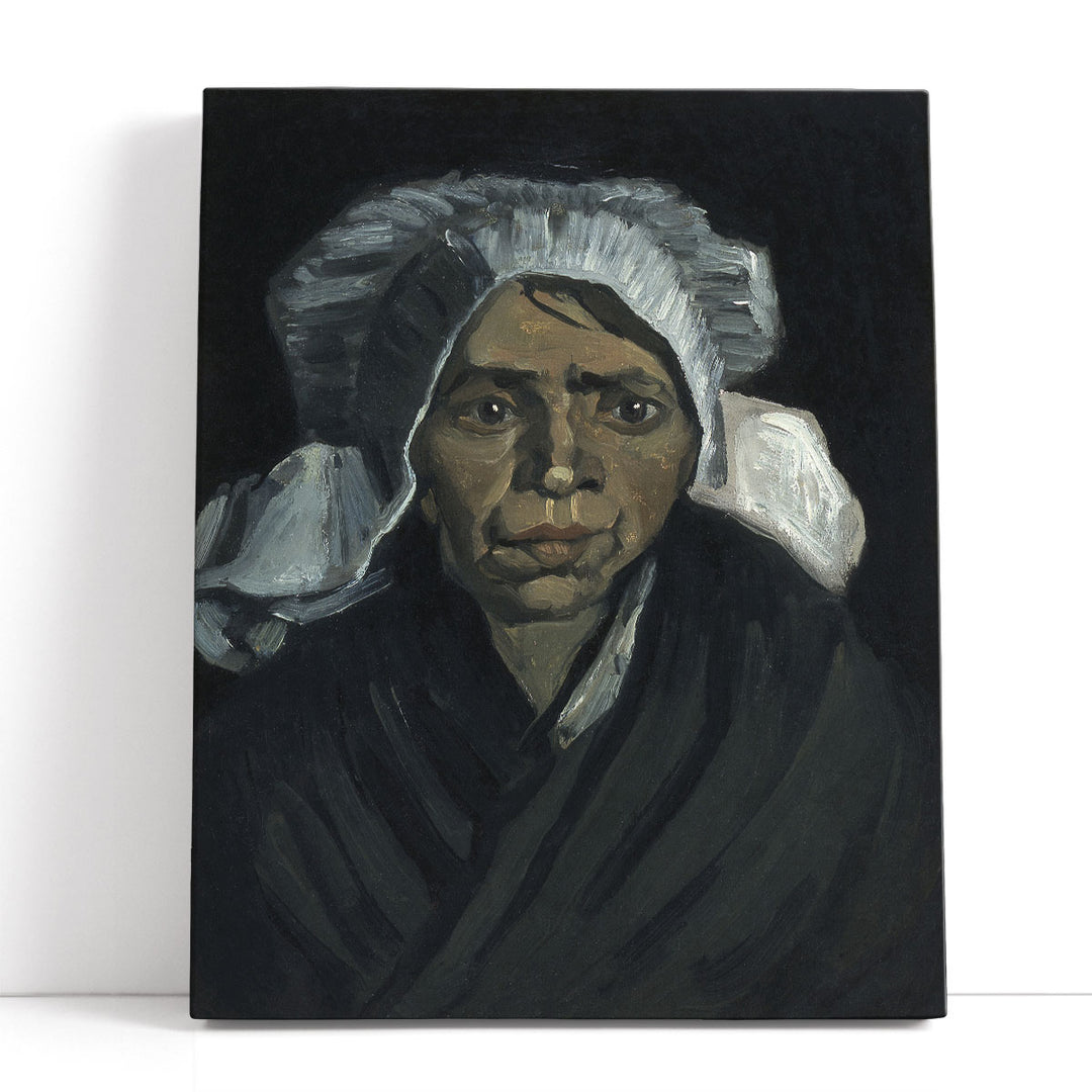 Head of a Peasant Woman, 1884 - Canvas Print Wall Art