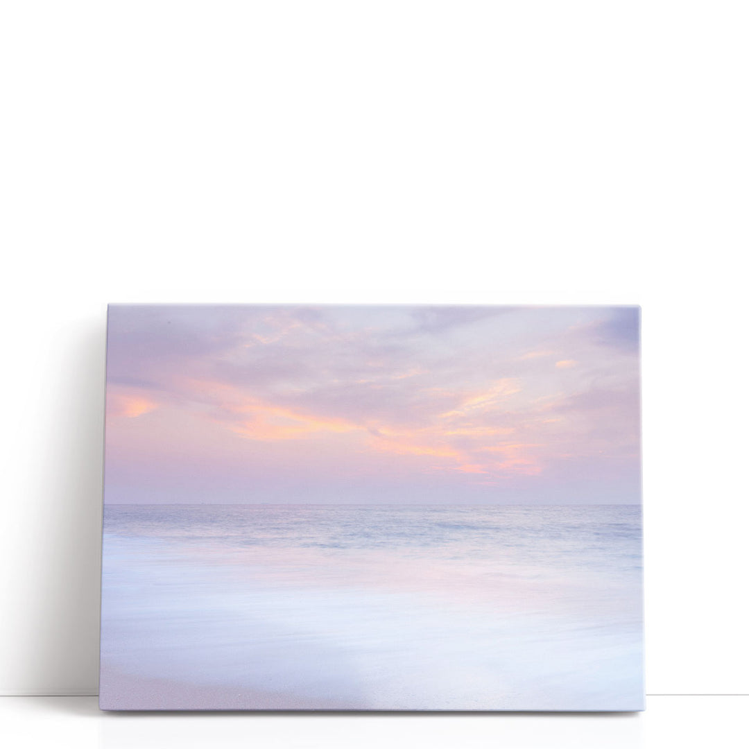 Evening View Of Beautiful Beach In Israel 3 - Canvas Print Wall Art