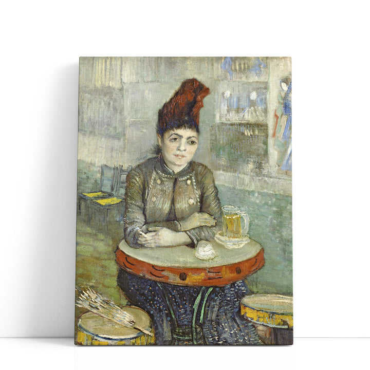 Segatori Sitting in the Cafe du Tambourin, 1887 - Canvas Print Wall Art