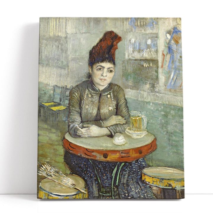Segatori Sitting in the Cafe du Tambourin, 1887 - Canvas Print Wall Art